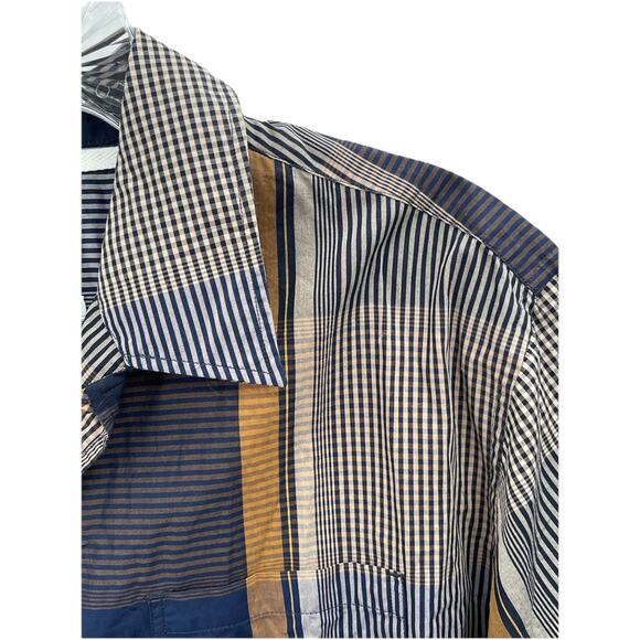 Norse Project Shirt Carsten Light Check Plaid Short Sleeve Button Front Medium - Picture 2 of 11